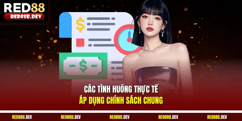Các tình huống thực tế áp dụng chính sách chung
