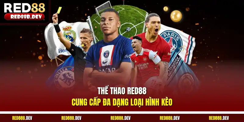 Thể thao Red88 cung cấp đa dạng loại hình kèo